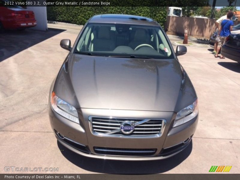 Oyster Grey Metallic / Sandstone Beige 2012 Volvo S80 3.2