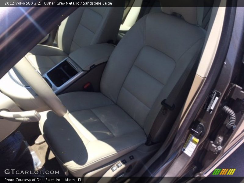 Oyster Grey Metallic / Sandstone Beige 2012 Volvo S80 3.2