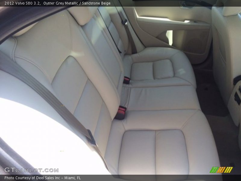Oyster Grey Metallic / Sandstone Beige 2012 Volvo S80 3.2
