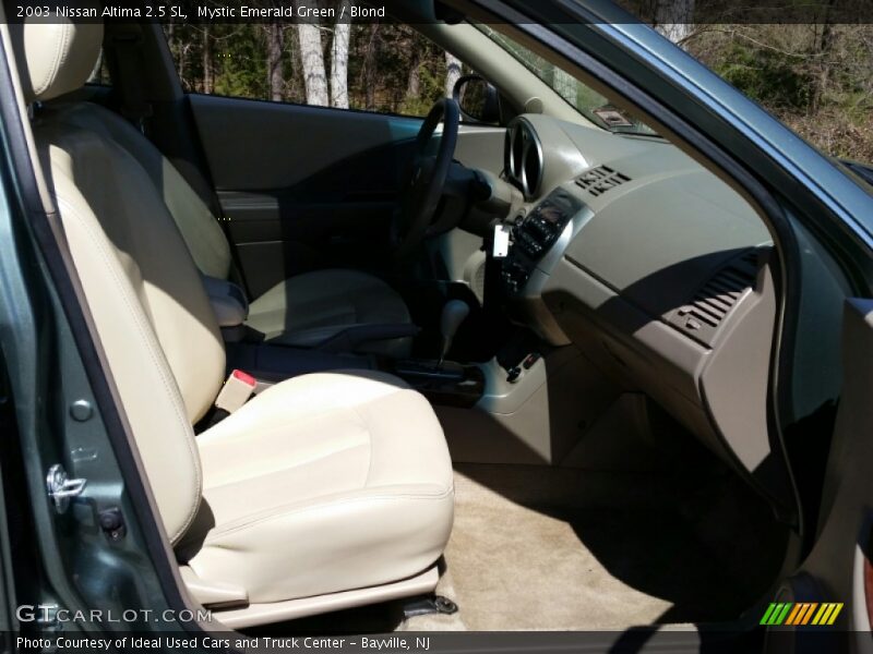 Mystic Emerald Green / Blond 2003 Nissan Altima 2.5 SL