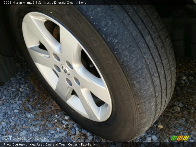 Mystic Emerald Green / Blond 2003 Nissan Altima 2.5 SL