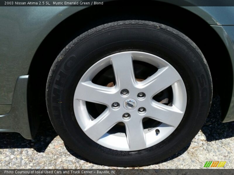 Mystic Emerald Green / Blond 2003 Nissan Altima 2.5 SL