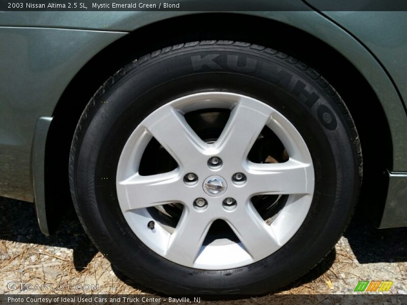 Mystic Emerald Green / Blond 2003 Nissan Altima 2.5 SL