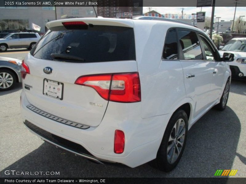 Snow White Pearl / Black 2015 Kia Sorento SX AWD