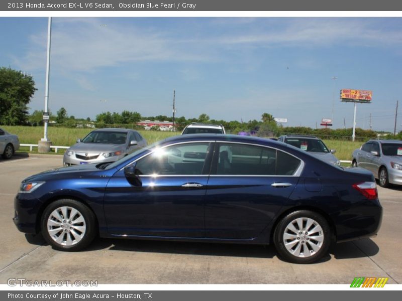  2013 Accord EX-L V6 Sedan Obsidian Blue Pearl