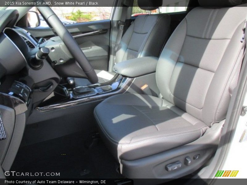 Snow White Pearl / Black 2015 Kia Sorento SX AWD