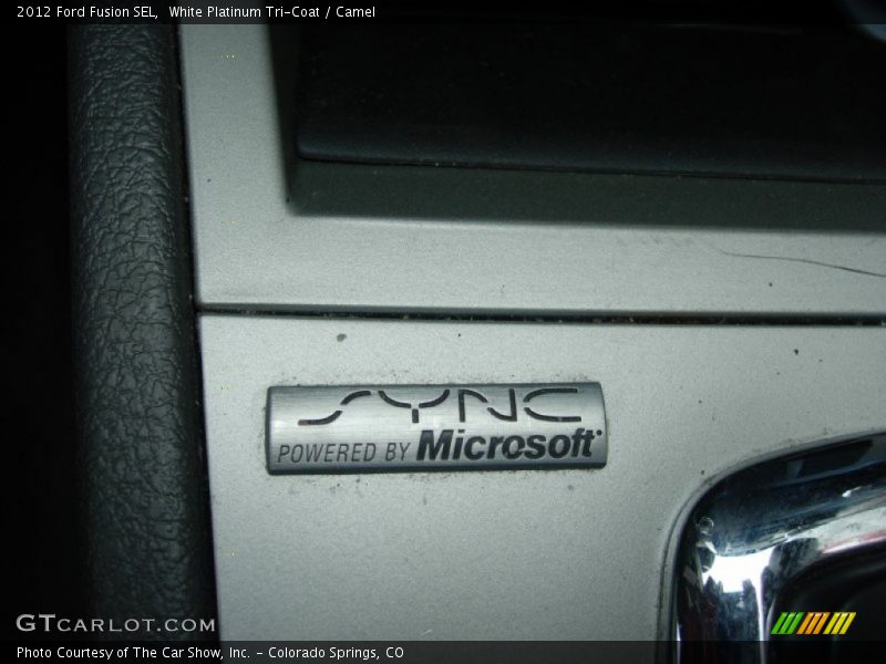 White Platinum Tri-Coat / Camel 2012 Ford Fusion SEL