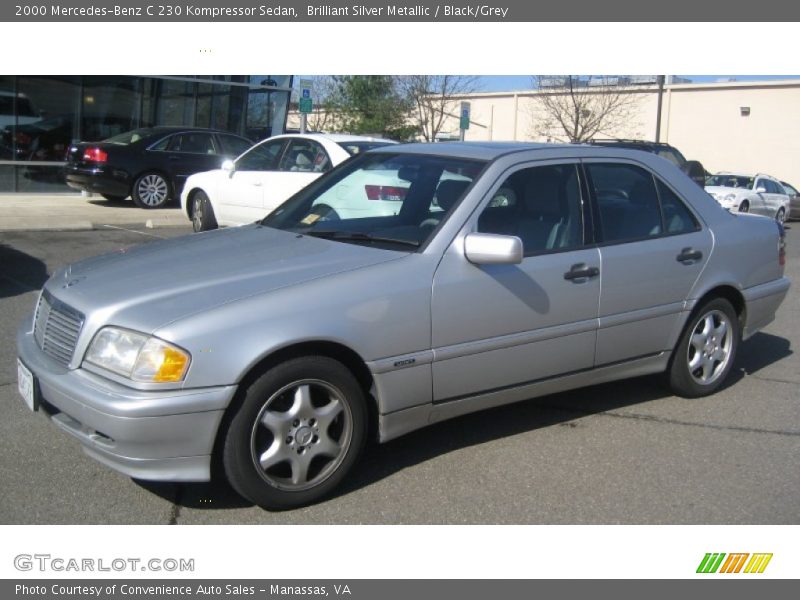 Front 3/4 View of 2000 C 230 Kompressor Sedan