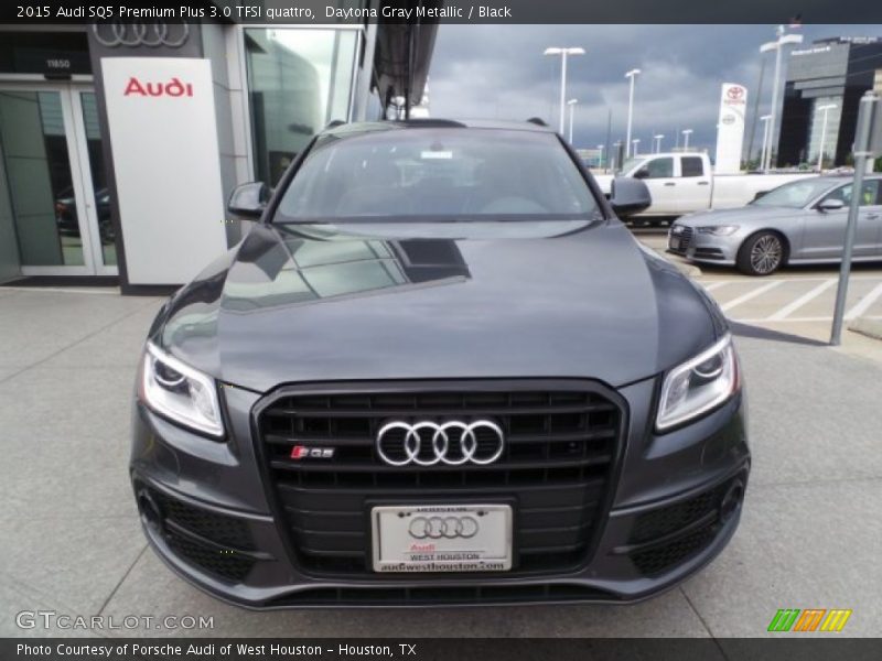 Daytona Gray Metallic / Black 2015 Audi SQ5 Premium Plus 3.0 TFSI quattro