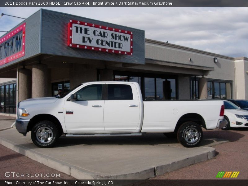 Bright White / Dark Slate/Medium Graystone 2011 Dodge Ram 2500 HD SLT Crew Cab 4x4