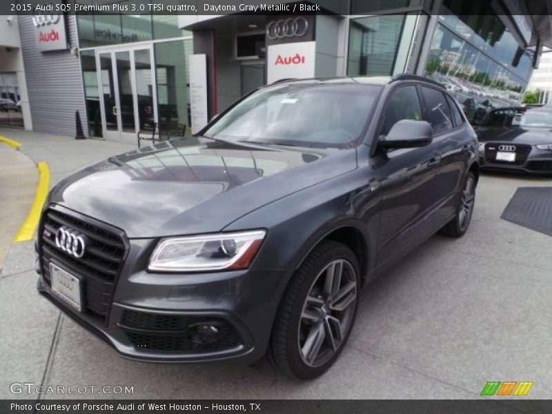 Daytona Gray Metallic / Black 2015 Audi SQ5 Premium Plus 3.0 TFSI quattro