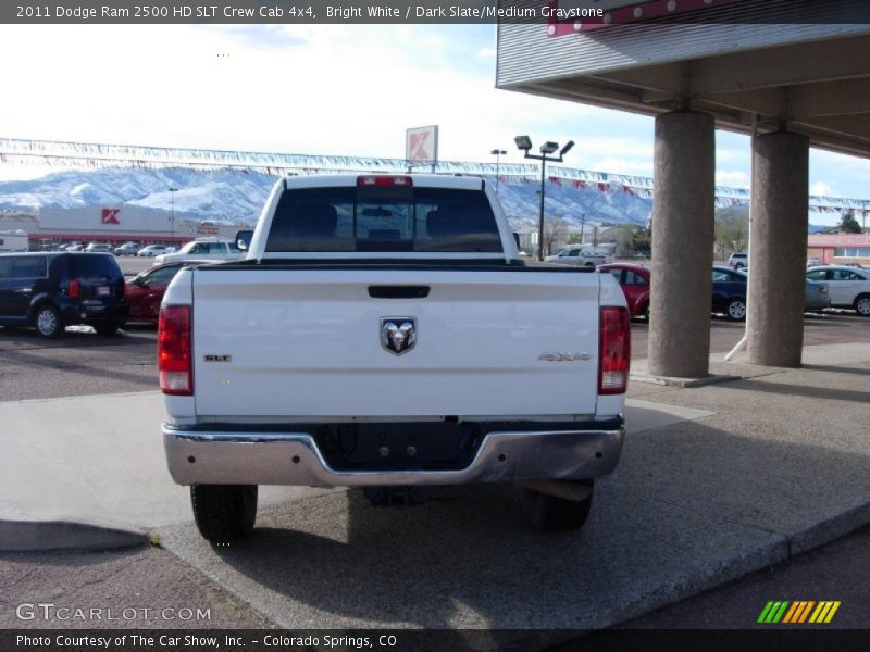 Bright White / Dark Slate/Medium Graystone 2011 Dodge Ram 2500 HD SLT Crew Cab 4x4