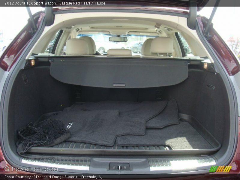 Basque Red Pearl / Taupe 2012 Acura TSX Sport Wagon