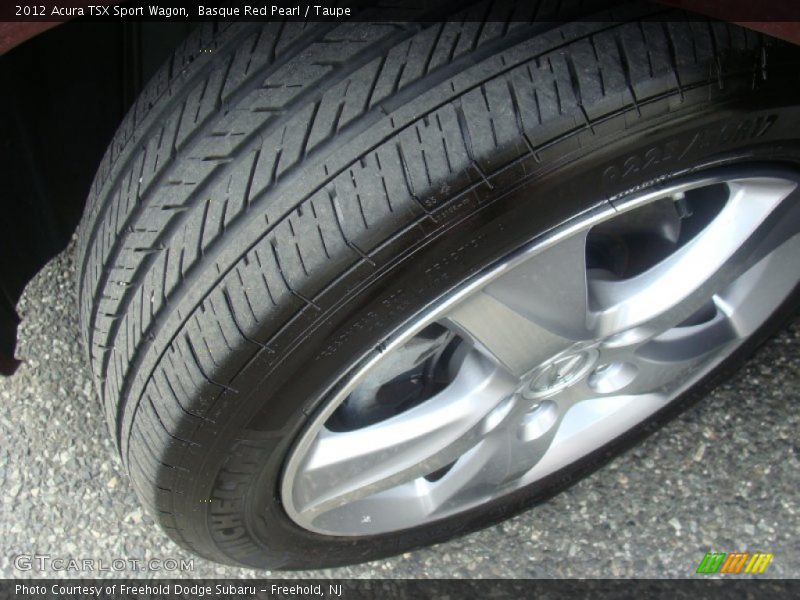Basque Red Pearl / Taupe 2012 Acura TSX Sport Wagon