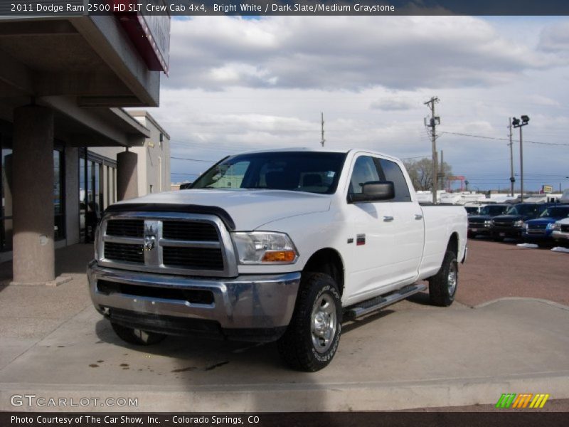 Bright White / Dark Slate/Medium Graystone 2011 Dodge Ram 2500 HD SLT Crew Cab 4x4