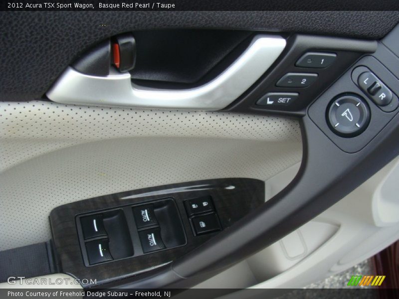 Basque Red Pearl / Taupe 2012 Acura TSX Sport Wagon