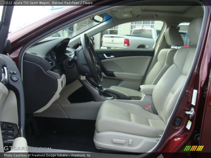  2012 TSX Sport Wagon Taupe Interior