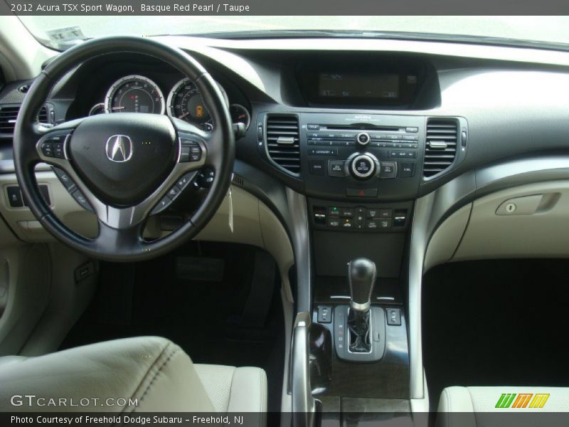 Basque Red Pearl / Taupe 2012 Acura TSX Sport Wagon