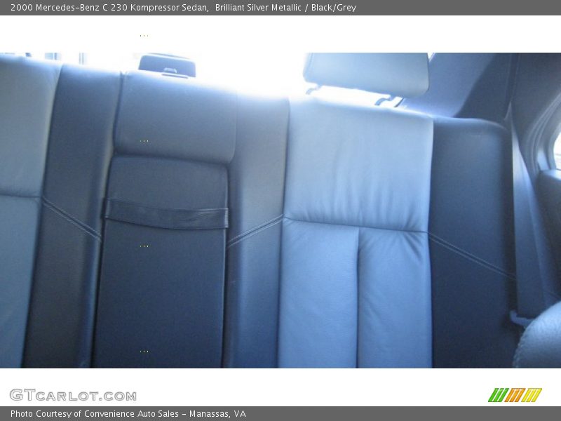 Brilliant Silver Metallic / Black/Grey 2000 Mercedes-Benz C 230 Kompressor Sedan
