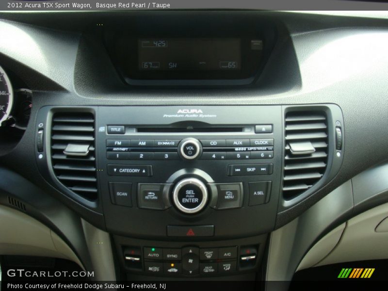 Basque Red Pearl / Taupe 2012 Acura TSX Sport Wagon