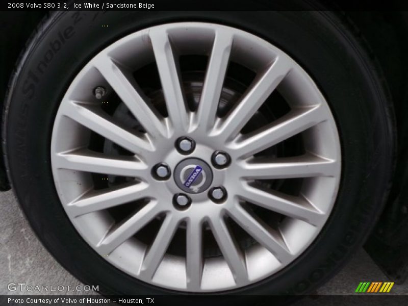 Ice White / Sandstone Beige 2008 Volvo S80 3.2
