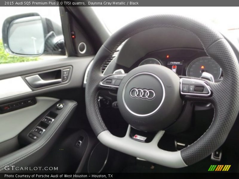 Daytona Gray Metallic / Black 2015 Audi SQ5 Premium Plus 3.0 TFSI quattro