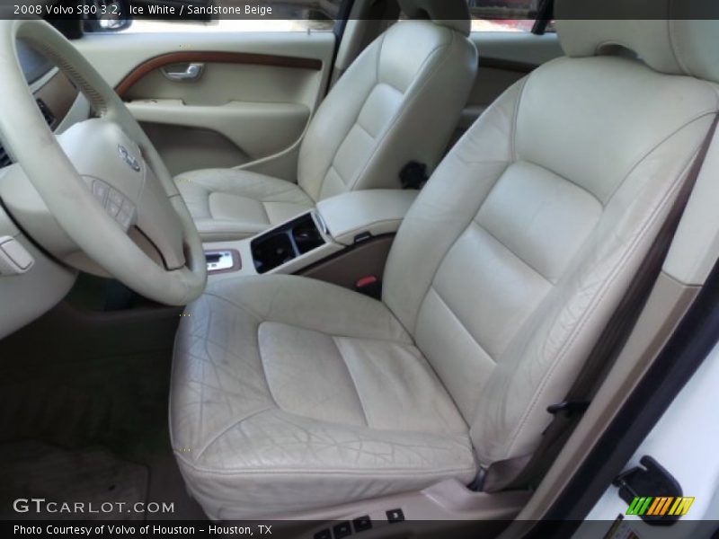 Ice White / Sandstone Beige 2008 Volvo S80 3.2
