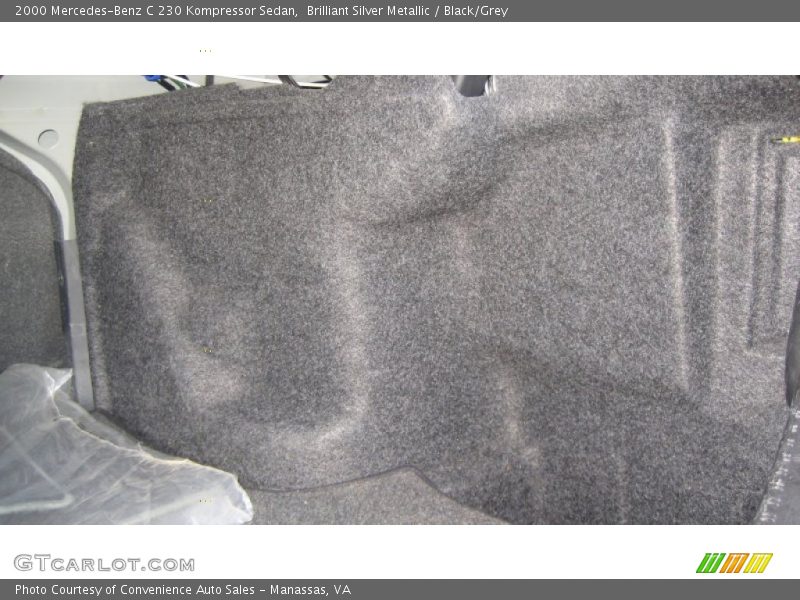 Brilliant Silver Metallic / Black/Grey 2000 Mercedes-Benz C 230 Kompressor Sedan
