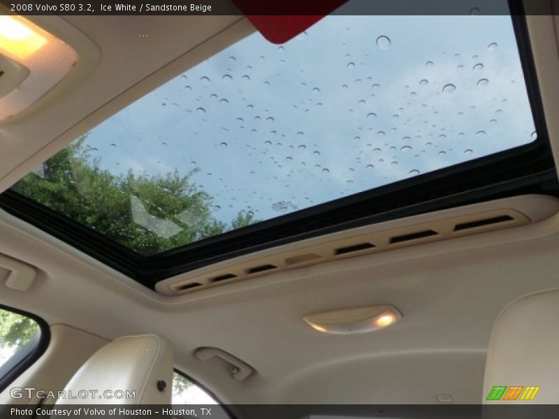 Ice White / Sandstone Beige 2008 Volvo S80 3.2
