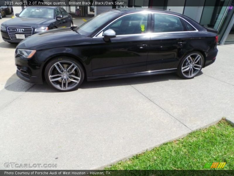 Brilliant Black / Black/Dark Silver 2015 Audi S3 2.0T Prestige quattro