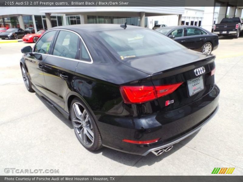 Brilliant Black / Black/Dark Silver 2015 Audi S3 2.0T Prestige quattro