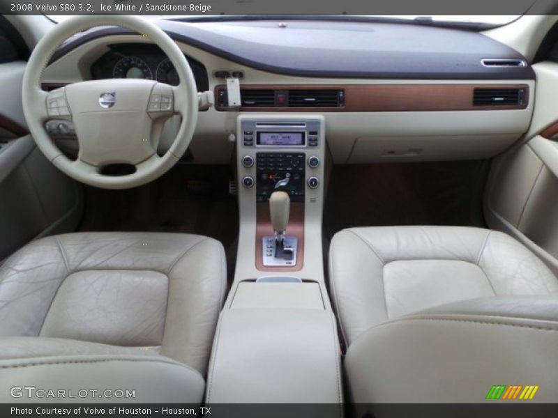 Ice White / Sandstone Beige 2008 Volvo S80 3.2