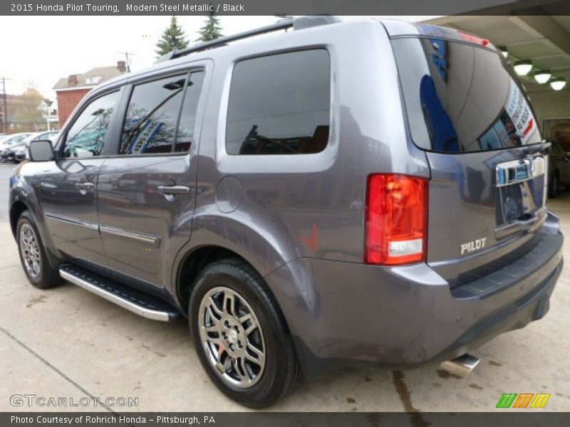 Modern Steel Metallic / Black 2015 Honda Pilot Touring