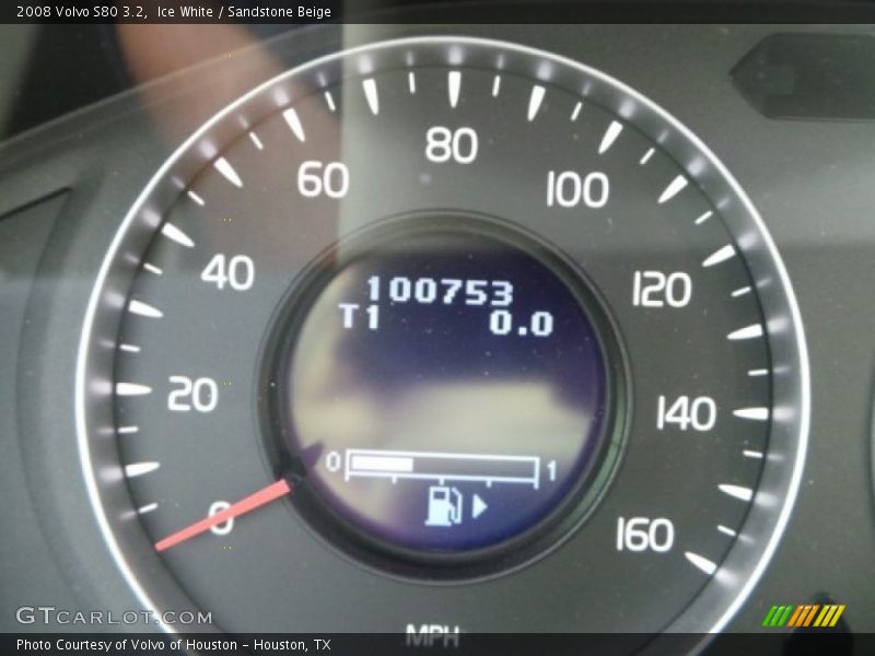 Ice White / Sandstone Beige 2008 Volvo S80 3.2