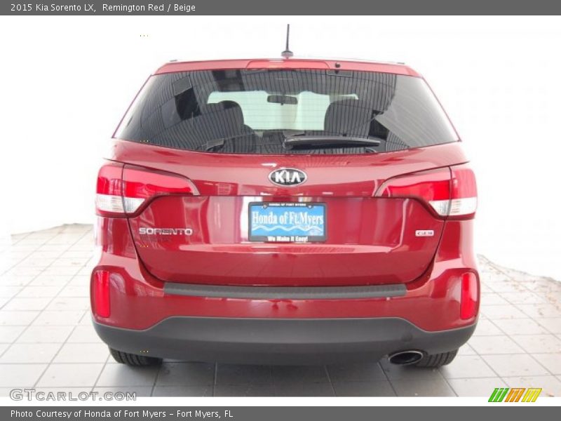 Remington Red / Beige 2015 Kia Sorento LX