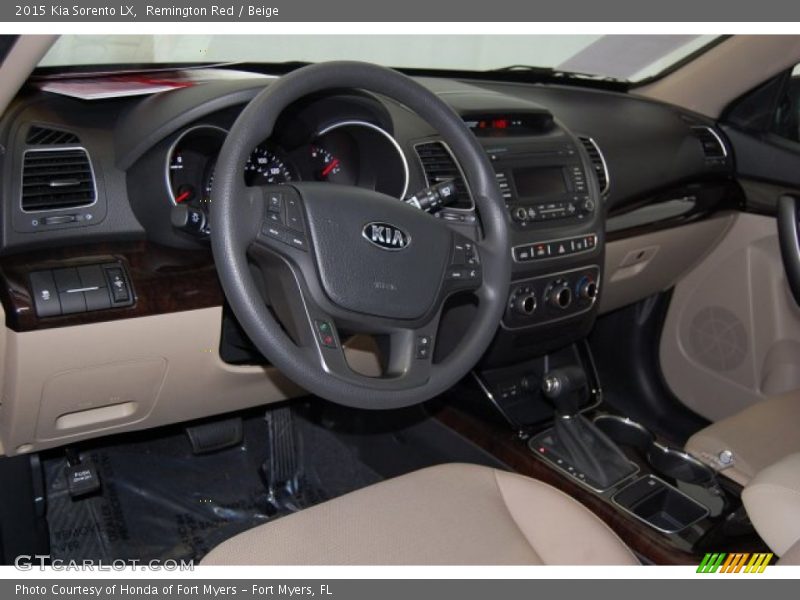 Remington Red / Beige 2015 Kia Sorento LX