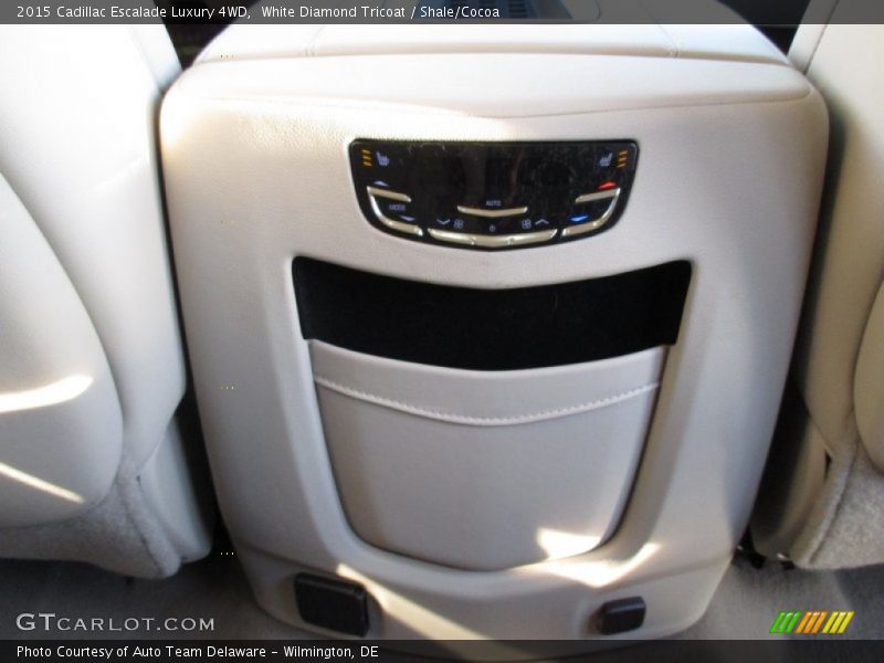 White Diamond Tricoat / Shale/Cocoa 2015 Cadillac Escalade Luxury 4WD