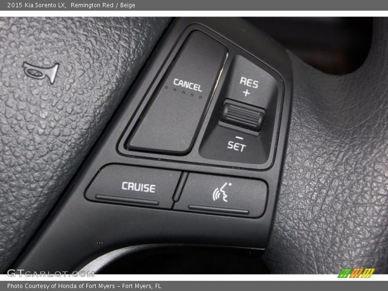 Remington Red / Beige 2015 Kia Sorento LX