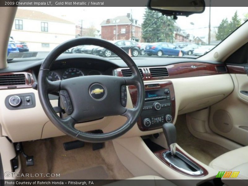 Gold Mist Metallic / Neutral 2009 Chevrolet Impala LT