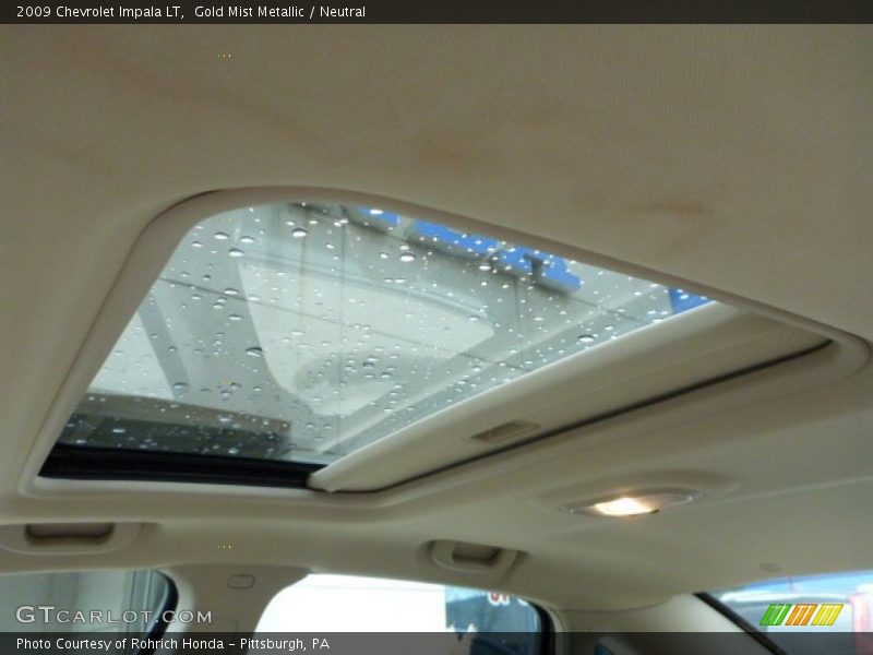 Gold Mist Metallic / Neutral 2009 Chevrolet Impala LT