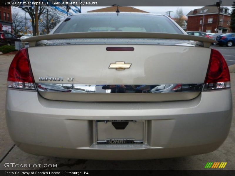 Gold Mist Metallic / Neutral 2009 Chevrolet Impala LT