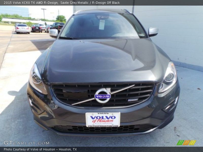 Savile Grey Metallic / R-Design Off Black 2015 Volvo XC60 T6 AWD R-Design