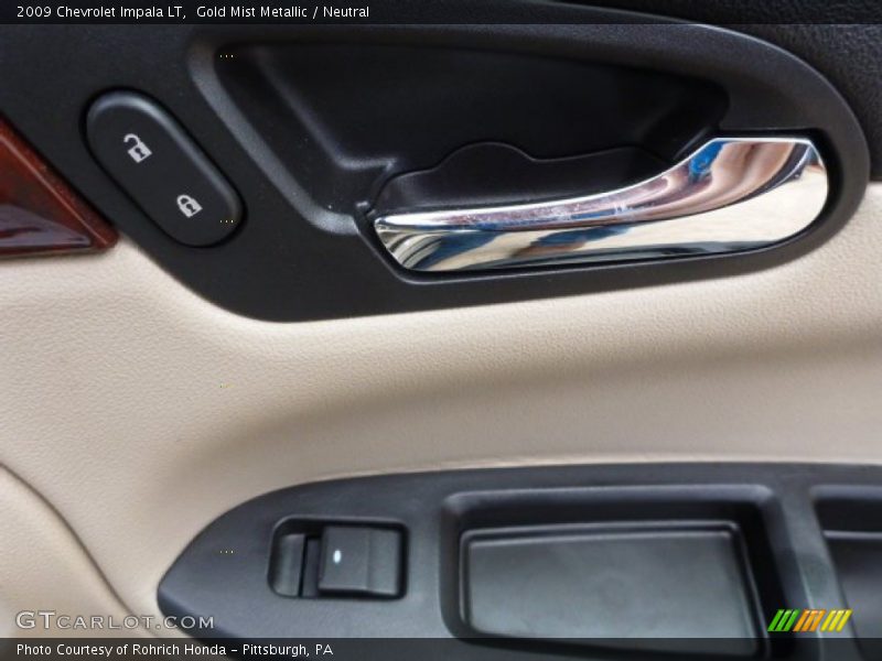 Gold Mist Metallic / Neutral 2009 Chevrolet Impala LT