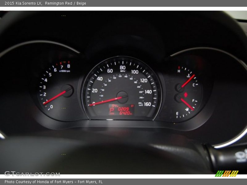Remington Red / Beige 2015 Kia Sorento LX