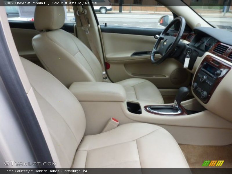 Gold Mist Metallic / Neutral 2009 Chevrolet Impala LT