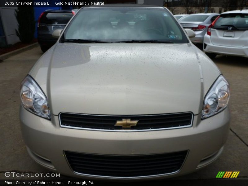 Gold Mist Metallic / Neutral 2009 Chevrolet Impala LT