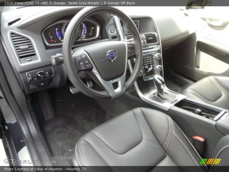  2015 XC60 T6 AWD R-Design R-Design Off Black Interior