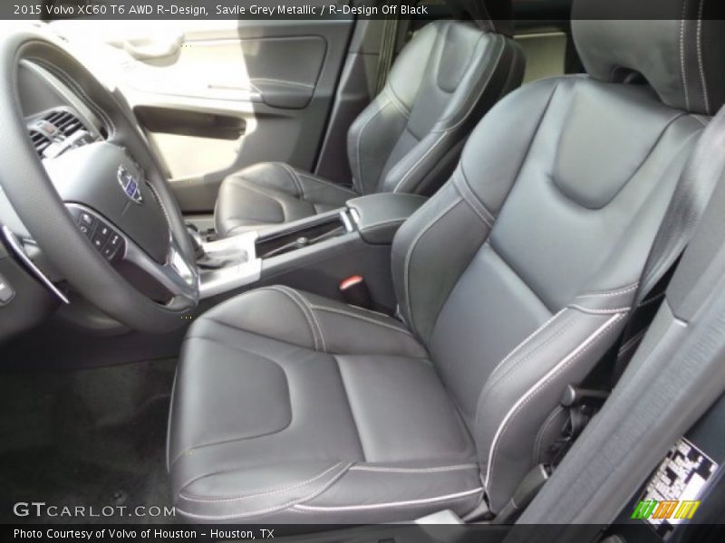 Front Seat of 2015 XC60 T6 AWD R-Design