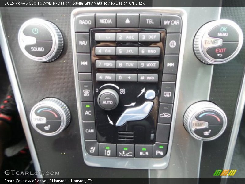 Savile Grey Metallic / R-Design Off Black 2015 Volvo XC60 T6 AWD R-Design