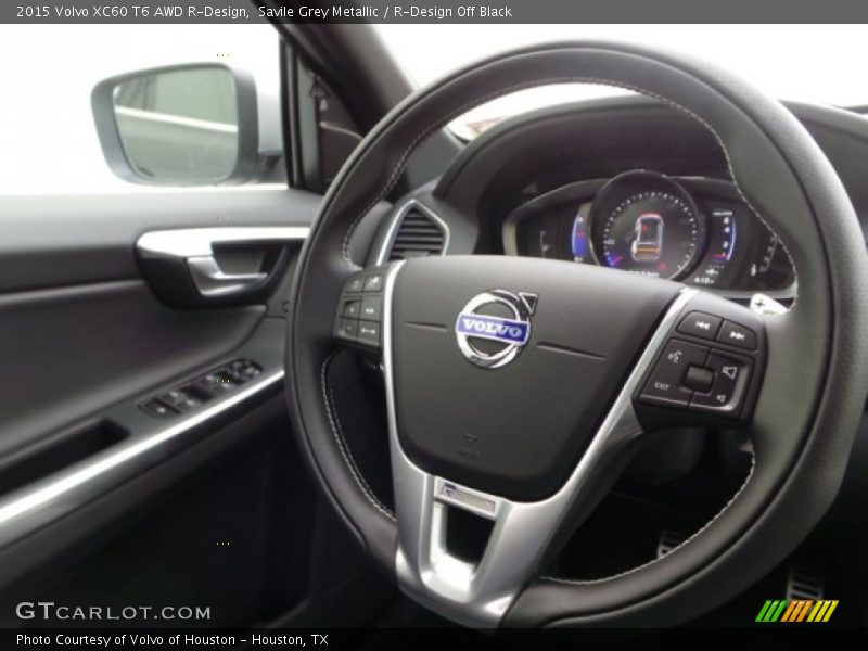 Savile Grey Metallic / R-Design Off Black 2015 Volvo XC60 T6 AWD R-Design